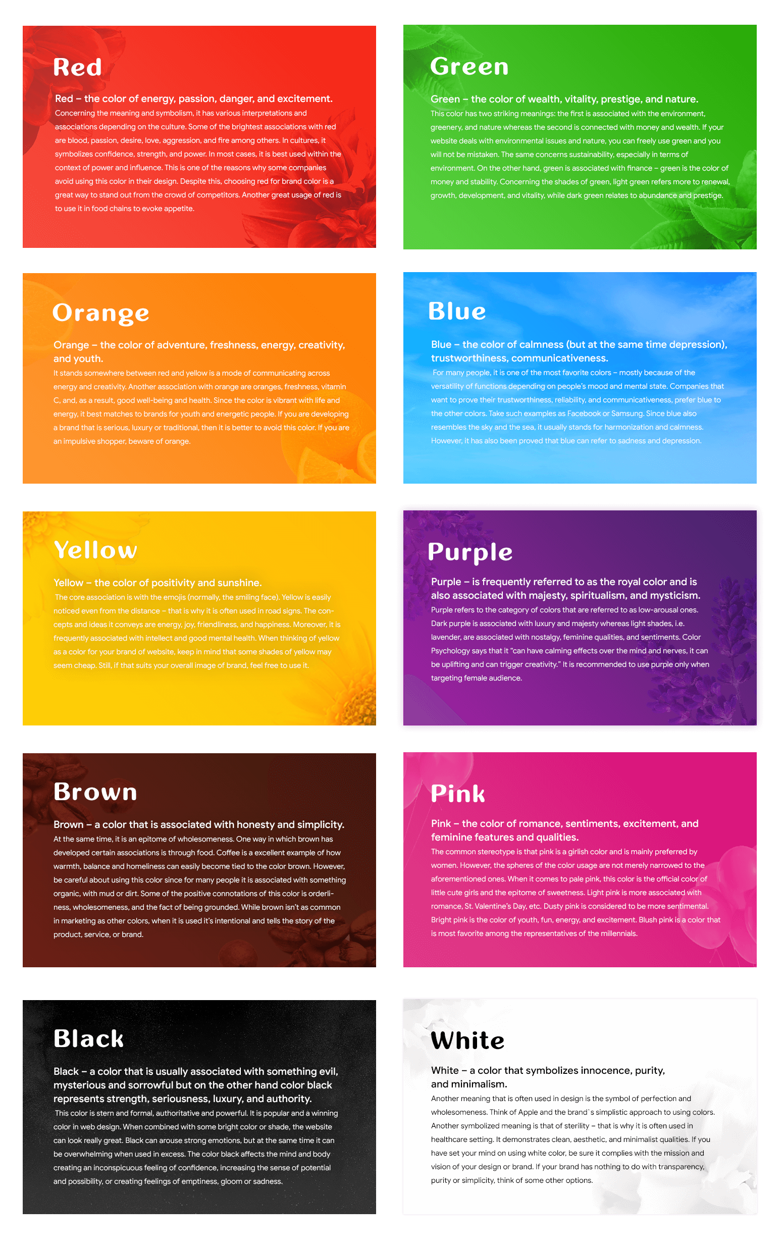 infographic color schemes